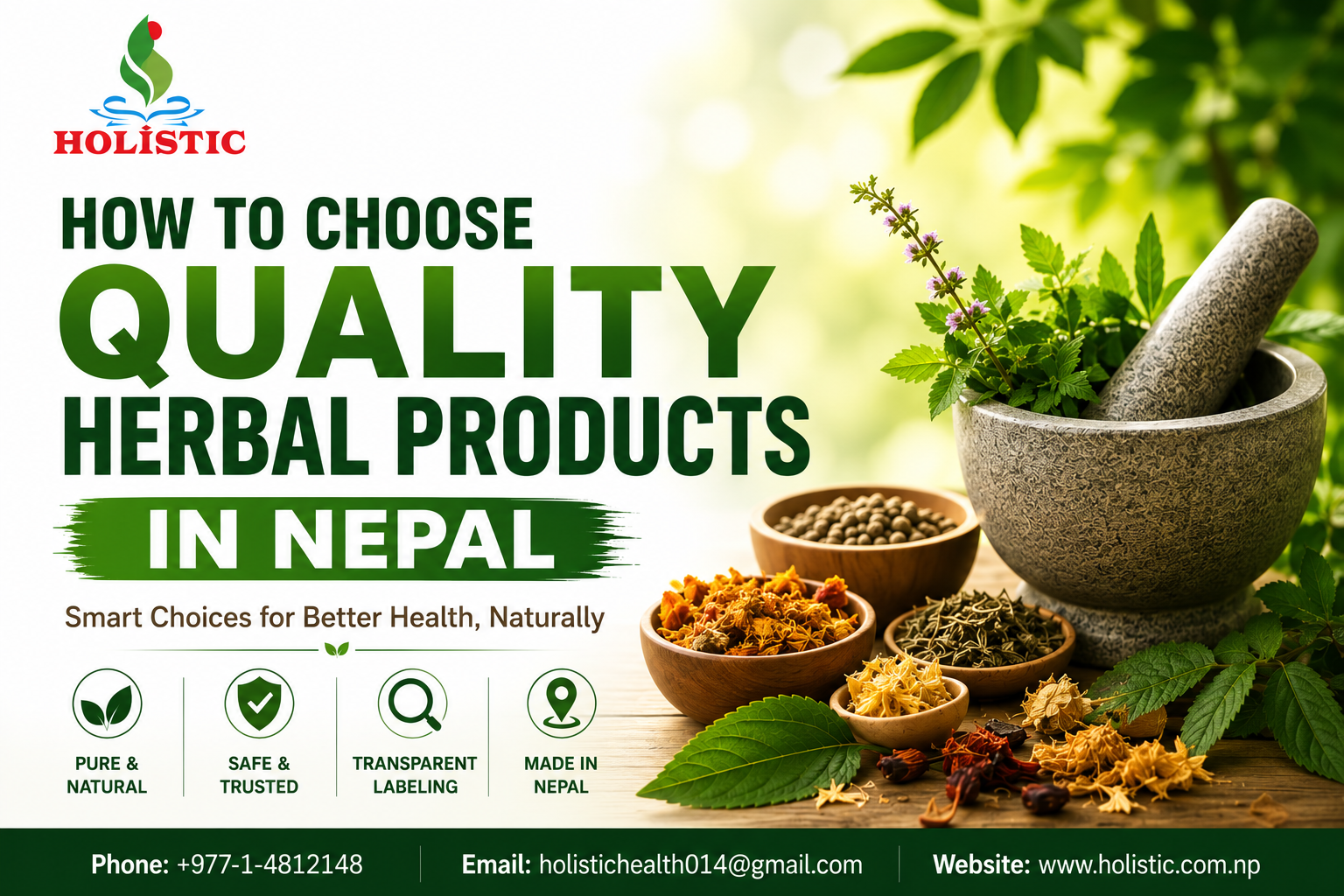 How to Choose Quality Herbal Products in Nepal?